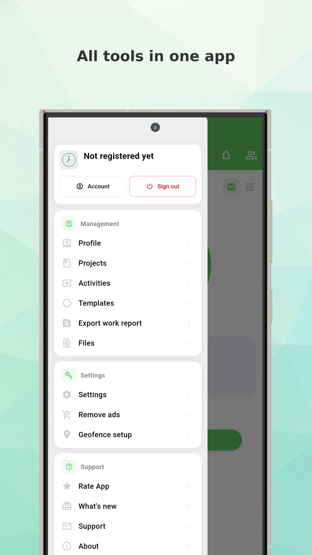 Working Timer - Timesheet screenshot