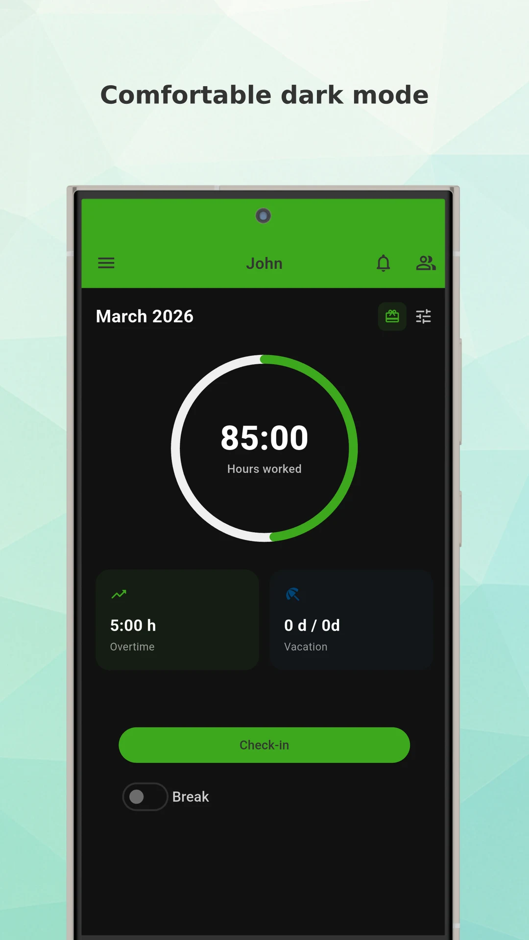 Working Timer - Timesheet screenshot